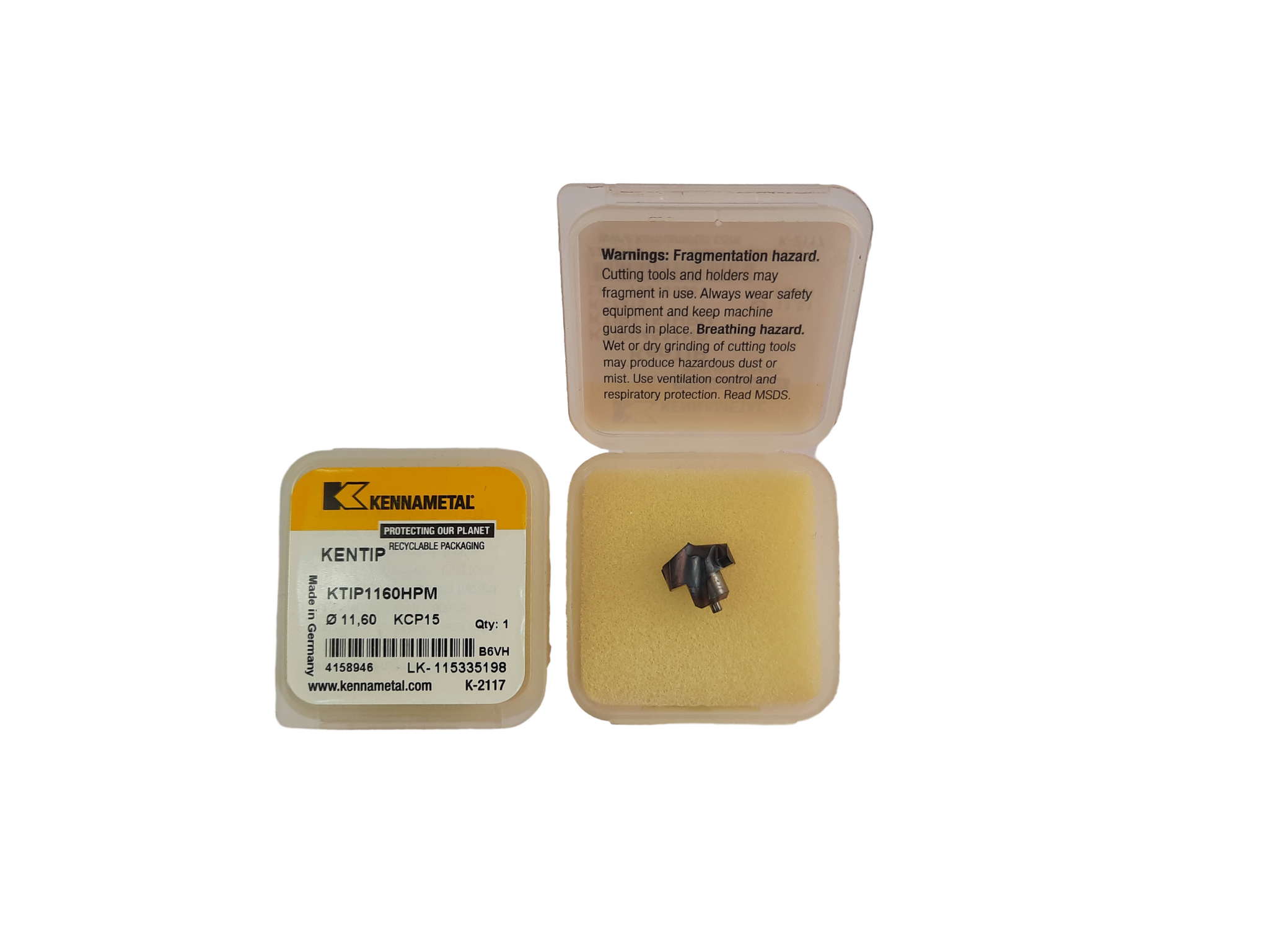 KENNAMETAL KTIP 1160HPM KCP15